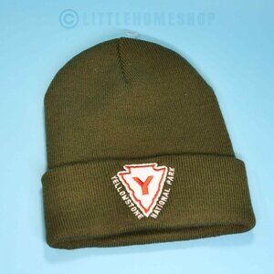 NWOT American Needle National Parks Beanie - Yellowstone, Green